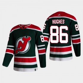 New Jersey Devils Trikot Jack Hughes 86 2020-21 Reverse Retro Authentic - Herren